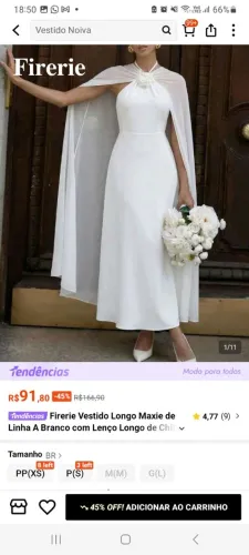 Vestido para casamento no civil