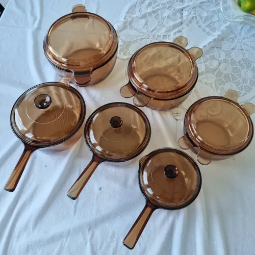 Conjunto Panela Vidro Vision c/6