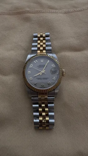 Rolex Oyster Perpetual Datejust Feminino Two Tone Original