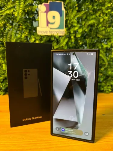 Samsung S24 ultra   256GB Armazenamento  12GB RAM com caixa e capinha