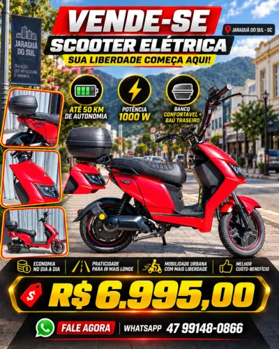 Moto elétrica Sal infinity | Juna 1000w
