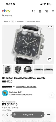 Relógio Lloyd Hamilton 