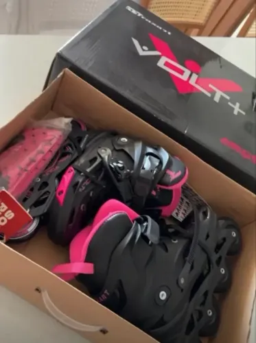 LACRADO ! PATINS VOLT+ A melhor marca do mercado pode pesquisar , rosa