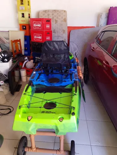 Vendo Kit Caíque Aron 1187 + motor elétrico 44 lbs solar marine+ bateria estacionária