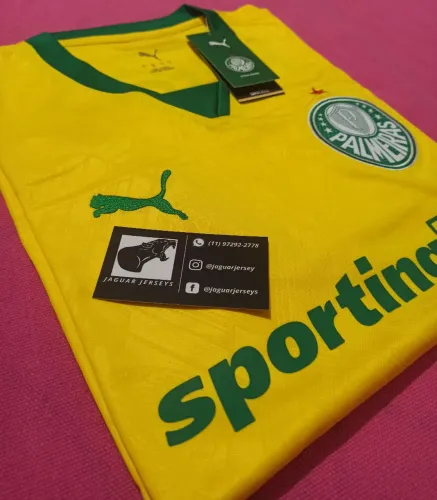 Camisa Palmeiras Amarela