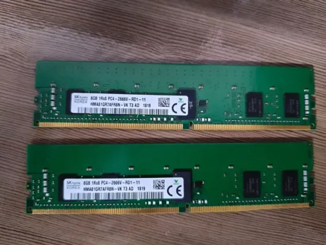 Memória RAM SK Hynix Korea 8GB DDR4 ECC 2666MHz