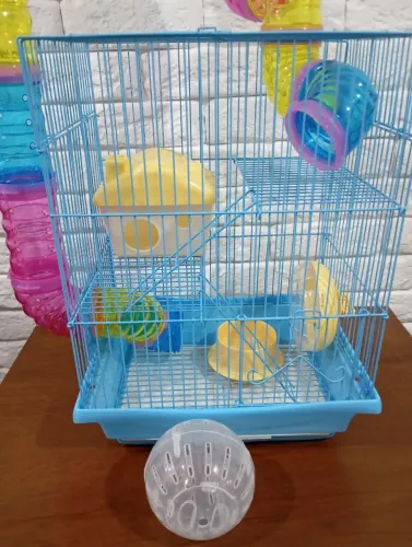 Gaiola Labirinto 3 Andares Hamster 