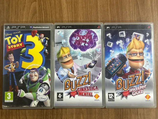 Jogos PSP Toy Story + Bizz! 