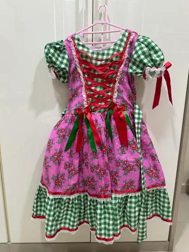 vestido junino 10 anos