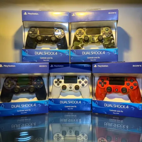 Controle ps4 sem fio somos loja aproveite