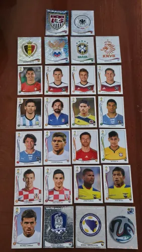 Figurinhas Panini Copa do Mundo 2014