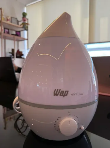 Umidificador Com Luminária e Difusor de Aromas Air Flow Branco e Cinza WAP 127V/220V