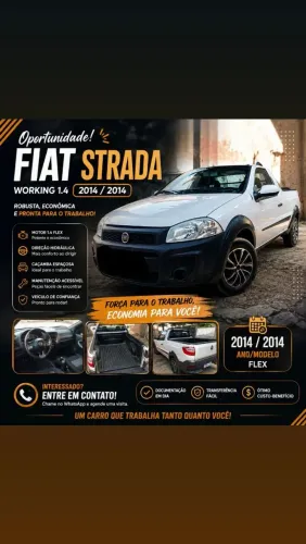 Fiat Strada Working 1.4 MPI Fire Flex 8V CS 2014
