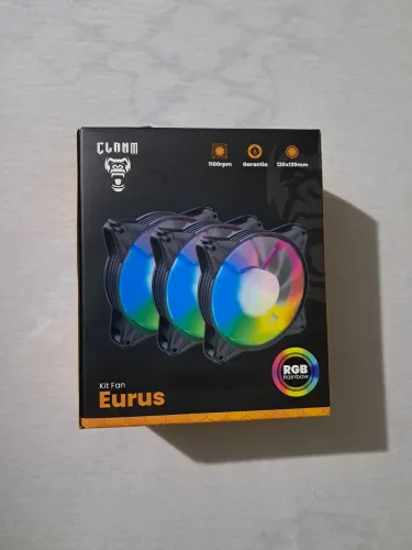 Kit 3 Fans RGB CLANM
