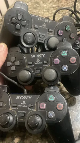Controles ps2 com DEFEITO ( 7 controles)