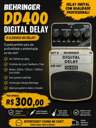 Pedal Delay Beringher