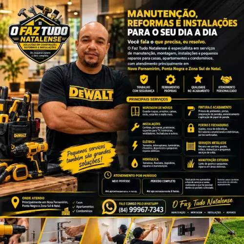 MANUTENÇÃO E REPAROS PARA CASA | NOVA PARNAMIRIM