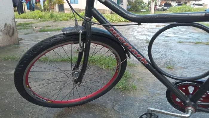 BICICLETA MONARK ARO 26 PRETA COM DOCUMENTOS 