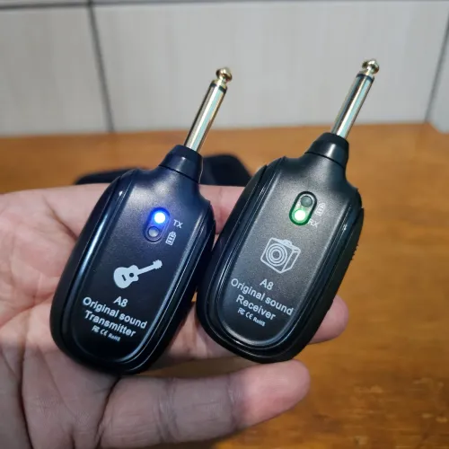 TRANSMISSOR E RECEPTOR P10 SEM FIO PARA INSTRUMENTOS