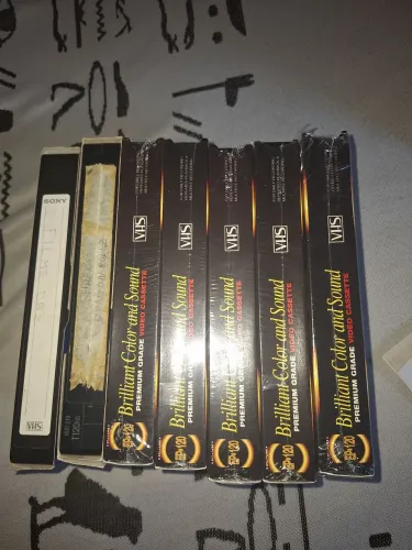 7 vhs gravações dbz
