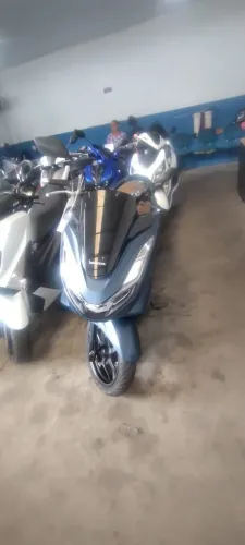 HONDA PCX 160 DLX AZUL 2024 SHALON VEICULOS CARIACICA