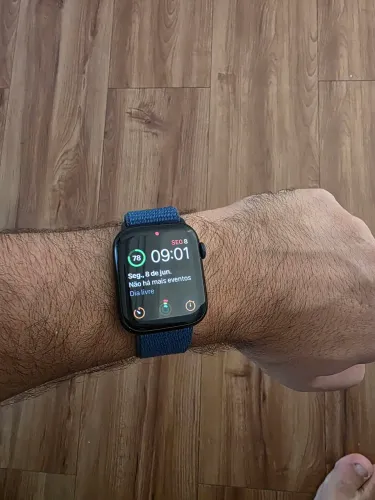 Apple watch séries 9 45 mm bateria 100%