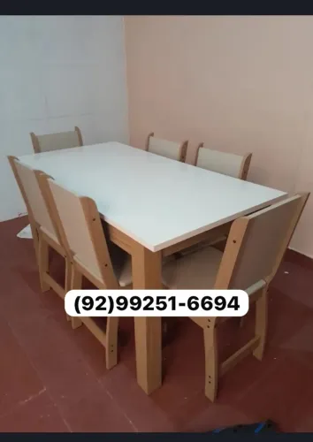mesa de 6 lugares+ entrega
