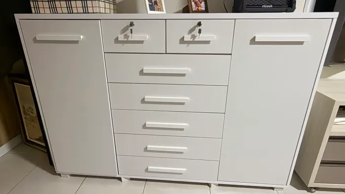 Cômoda/Armário Branco Multifuncional