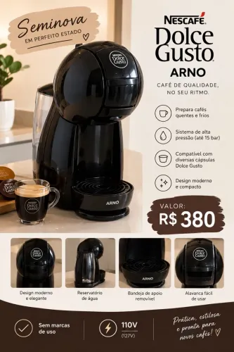 Cafeteira ARNO dolce gusto