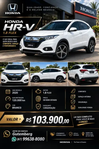 Honda HR-V EXL 1.8 Flexone 16V 5P Aut. 2020