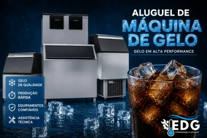 Alugamos Maquina de gelo cubo filtrado -  ideal para Restaurantes e bares