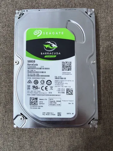 HD Seagate Barracuda 500GB Sata, 7200RPM, 3.5" (para desktop)