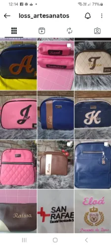 BOLSAS E NÉCESSAIRE PERSONALIZADA 