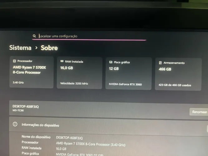 Pc Gamer razer 7