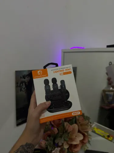Microfone de lapela DUPLO PROFISSIONAL KAIDI!