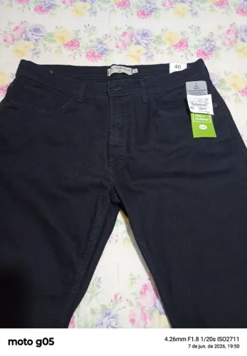 Calça black jeans preta C&A nova com etiqueta n° 46