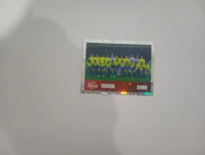 Figurinha brilhante do Brasil 1994 2002