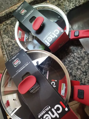 Panelas Polishop ultra não gruda nada 