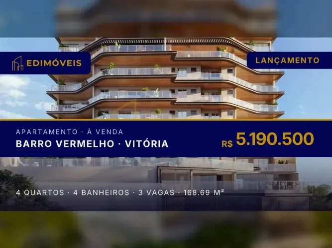 Seu novo lar em Barro Vermelho: Apartamento com varanda e vista deslumbrante