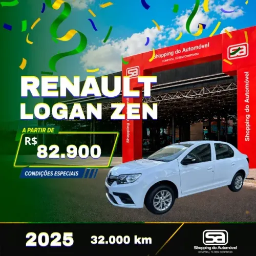 Renault Logan Zen Flex 1.0 12V 4P Mec. 2025