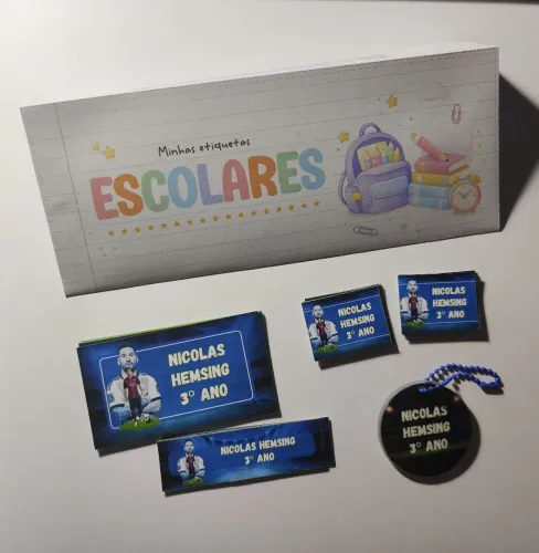 Etiquetas Escolares Personalizadas 