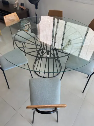 Mesa vidro temperado