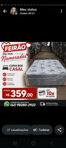 Oferta imperdível camas box e colchoes novos com preços acessíveis