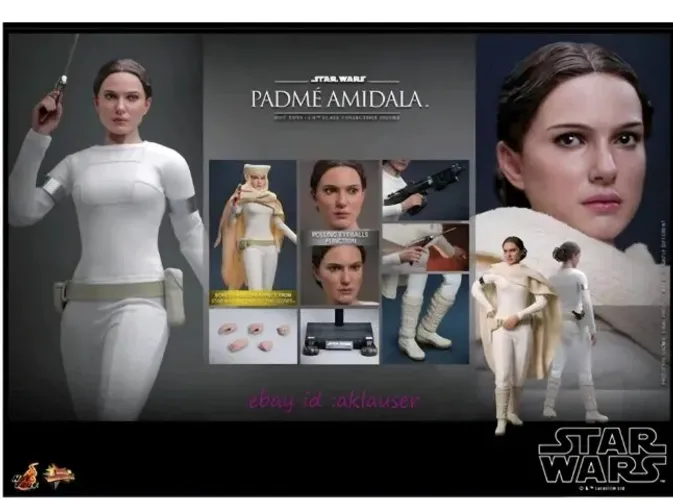 hot toys star wars padme ( anakin darth vader)
