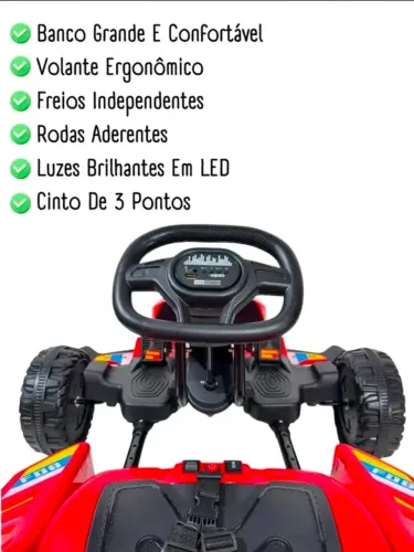 Kart eletrico infantil labravia
