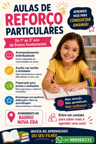 Aulas de reforço | Particular