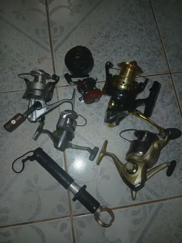 Materiais para pesca.