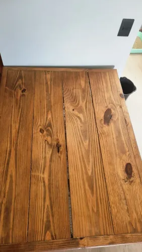 Mesa de madeira maciça estilo inglesa