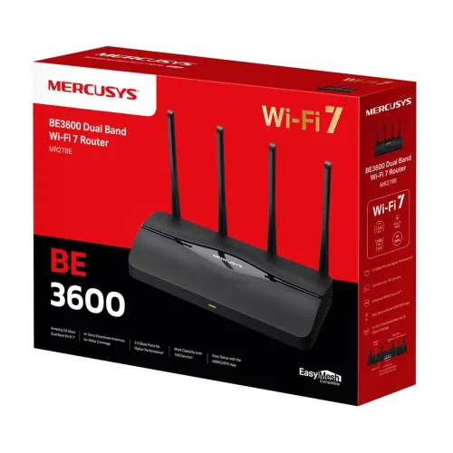 Roteador Wi-Fi 7 Mercusys MR27BE