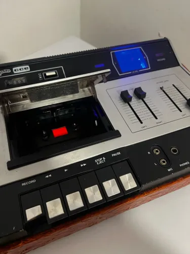 Tape Deck / Gravador de Fitas Cassete CCE Collaro CD-720.